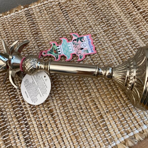 The World Traveler Collection Silver/Gold Taper Candle Holder New with Tag - Picture 6 of 7